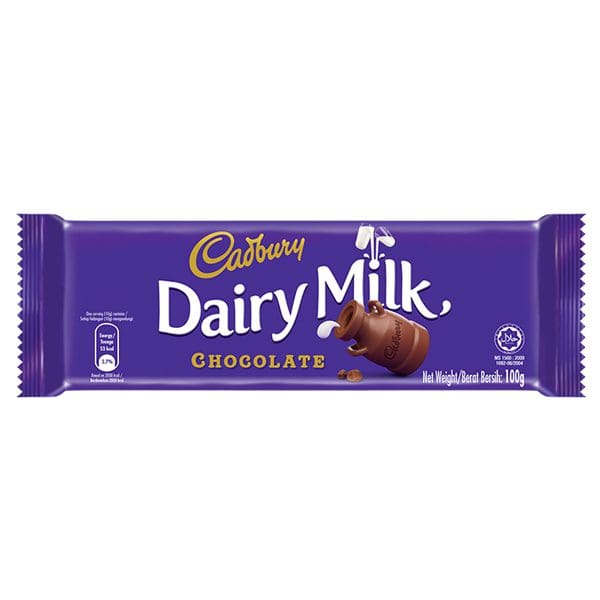 CADBURY DAIRY MILK CHOCOLATE 100G | Syilingmas