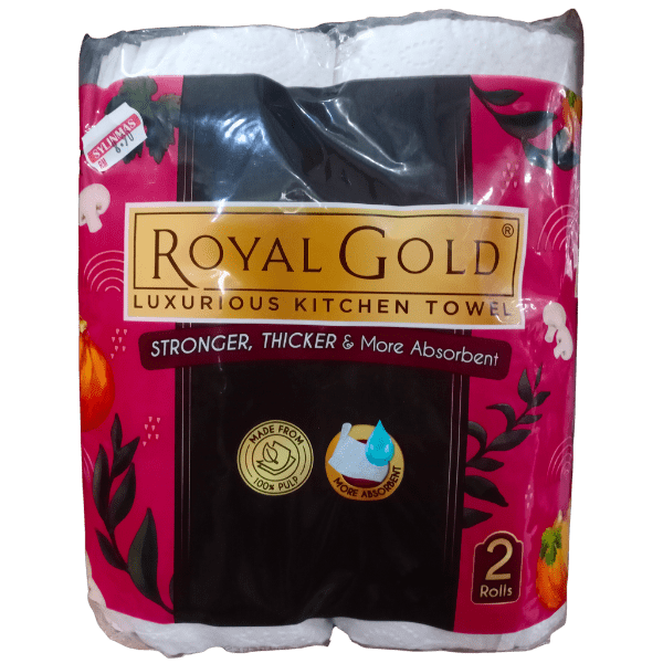 Royal Gold Luxurious Kitchen Towel 6 Roll